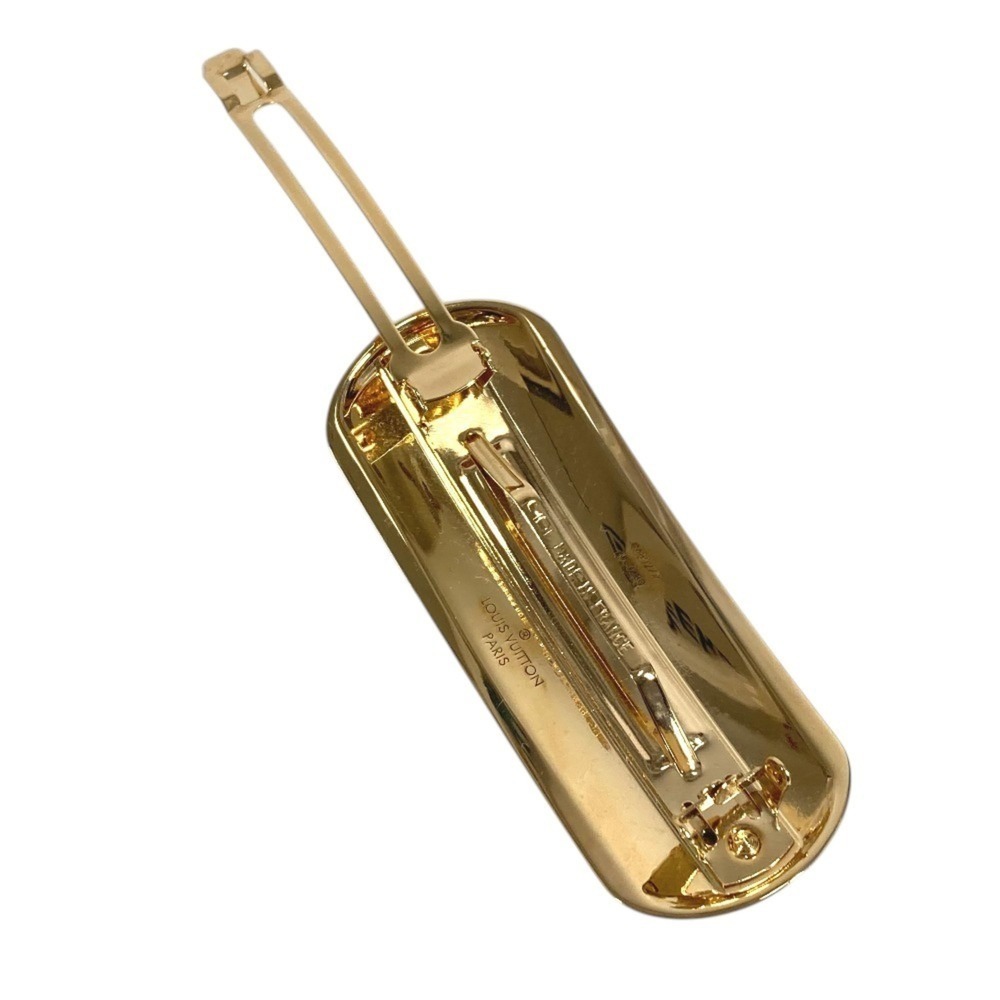 LOUIS VUITTON M80277 Monogram Nanogram Barrette Hair Accessory Clip Hairpin M... - Picture 7 of 7